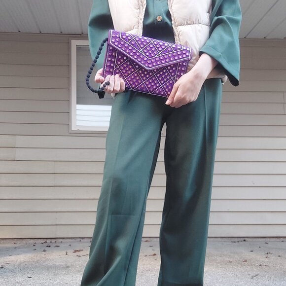 Mirror Embroidered Clutches - Picture 1 of 6